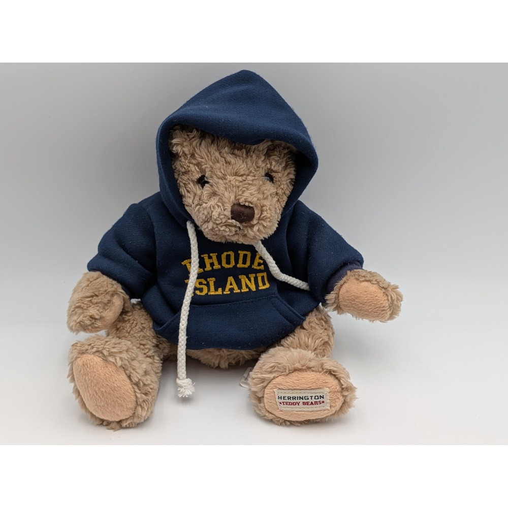 Herrington Teddy Bears Plush Rhode Island Navy Blue Hoodie 2008 Limited Edition